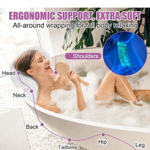 Ergonomic Bath Pillow